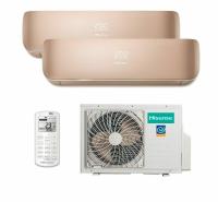 Мультисплит-система Hisense AMW2-18U4SXE + AMS-09UR4SVETG67(C)*2