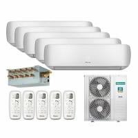 Мультисплит-система Hisense AMW-42U4SE + AMS-09UR4SVETG67*4 + AMS-12UR4SVETG67