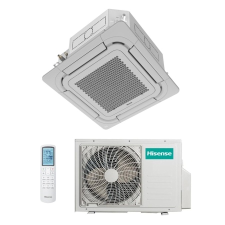 Кассетный кондиционер (сплит-система) Hisense ACT-18UR4RCC8/PE-QEA/LD/AUW-18U4RS7 Wi-Fi