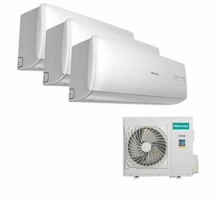 Мультисплит-система Hisense AMW3-24U4SZD + AMS-09UR4SVEDL6 (S) + AMS-12UR4SVEDL6 (S)*2